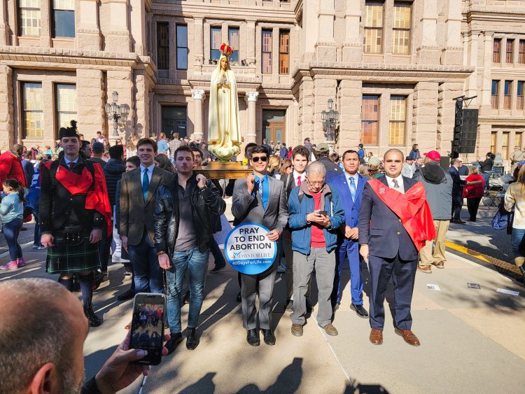 Our Lady Leads From the Front: Dallas and Austin Marches for Life