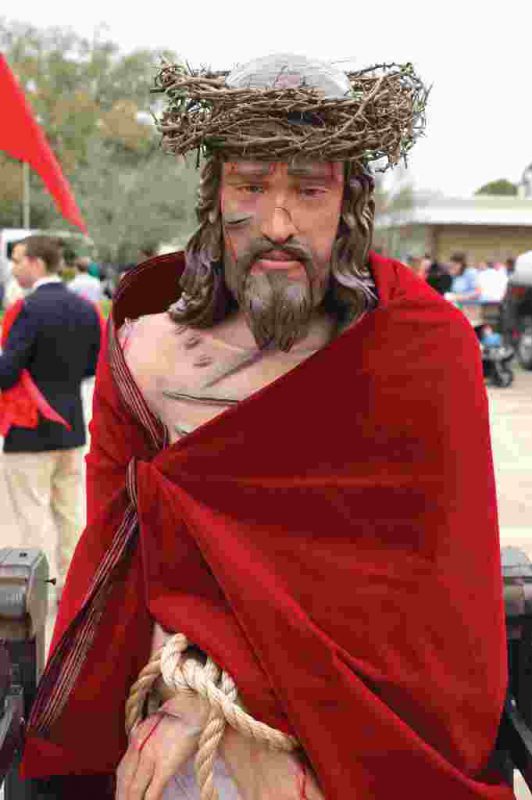 Statue of Our Lord scourged and crowned with thorns